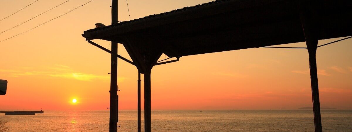 下灘駅_夕景_cover_light