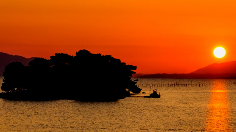 宍道湖の夕日