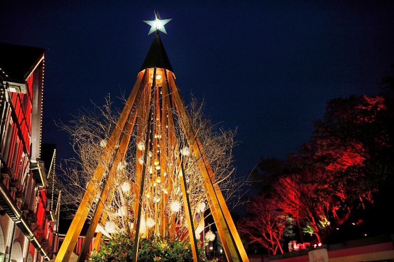 神戸布引ハーブ園クリスマスマーケット_クリスマスツリー