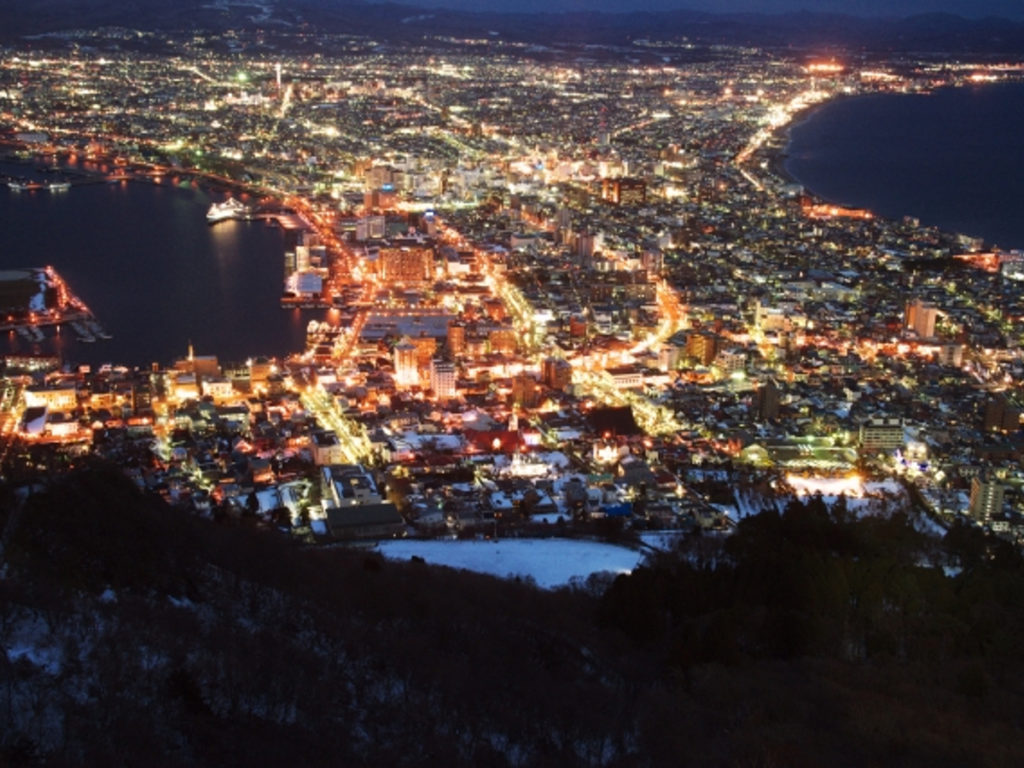 函館の夜景画像