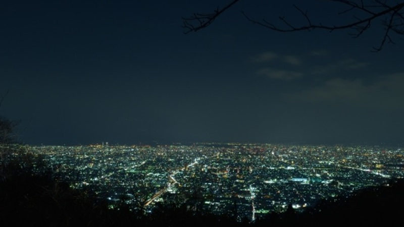 生駒山夜景画像