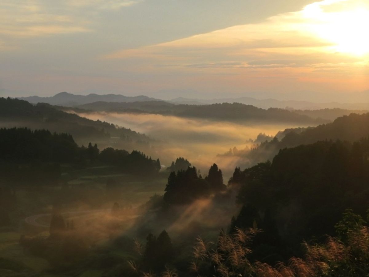 星峠の棚田で水鏡や雲海を見る 時期や発生条件 駐車場情報を解説 Amatavi