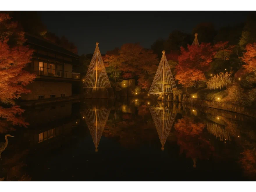 目白庭園（東京） | 2025年紅葉ライトアップ・見頃情報