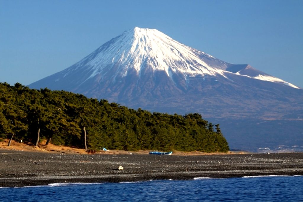 三保の松原と富士画像