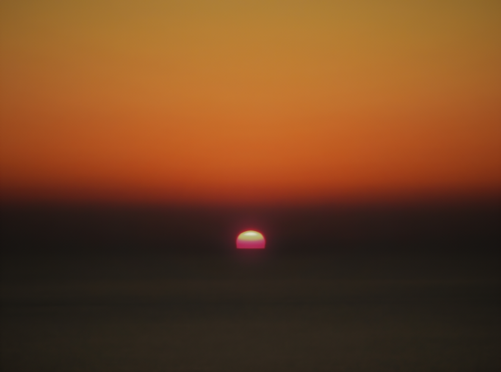 樺島の夕日